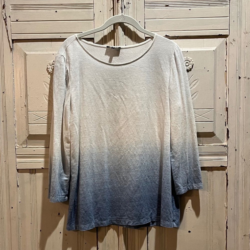 Lafayette 148 Graduated color knit top, sz. M